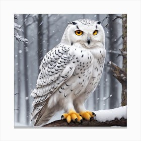 Snowy Owl Canvas Print