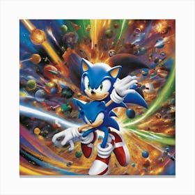 Sonic The Hedgehog 93 Canvas Print