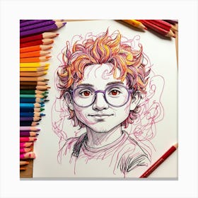 Harry Potter 7 Canvas Print