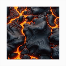 Lava Flow 49 Canvas Print