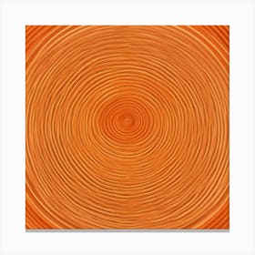 Orange Swirls Canvas Print