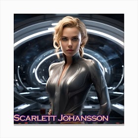 Scarlett Johansson Canvas Print