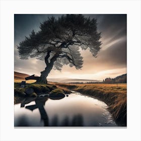 Lone Tree 25 Canvas Print