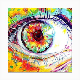 Eye palette Canvas Print