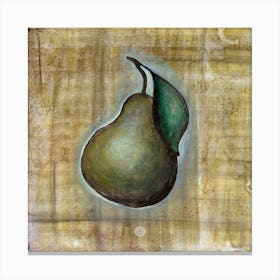 Pear Square Canvas Print