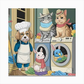 Laundry Room Canvas Print