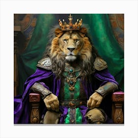 King Lion Canvas Print