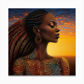 African Woman 68 Canvas Print