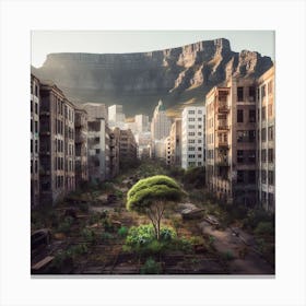 City In Decay Canvas Print