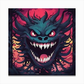 Monster teeth Canvas Print