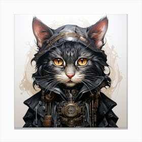 Gothic Cat Canvas Print