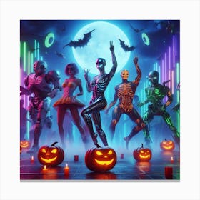 Halloween In Fortnite Canvas Print