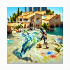 Hermit Town Canvas Print