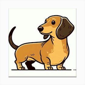 Dachshund Canvas Print