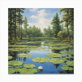 Lily Pond Canvas Print