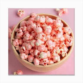 Pink Popcorn 1 Canvas Print