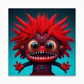 Monster Monster Monster Monster Monster Monster Monster Monster 5 Canvas Print