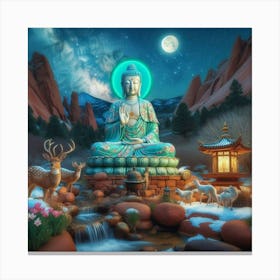 Amitabha Canvas Print