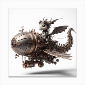 Steampunk Dragon Canvas Print