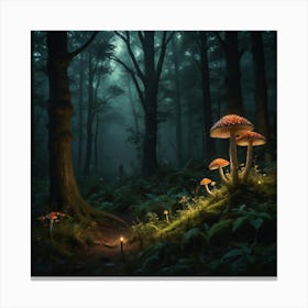 Dark Forest 85 Canvas Print