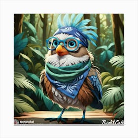 Nightcap Bird 3 Canvas Print