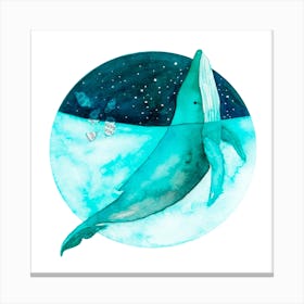Cosmic Whale 2 Canvas Print