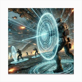 Gravitational Shields 1024x1024 Canvas Print