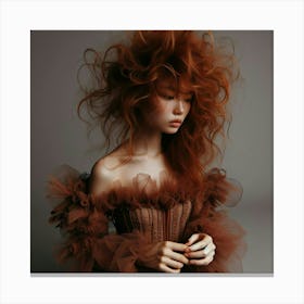 Red Haired Girl Canvas Print