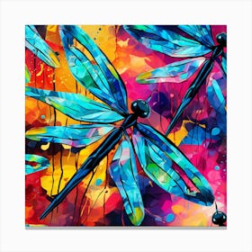 Dragonflies 21 Canvas Print
