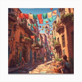 Street Art Canvas Print