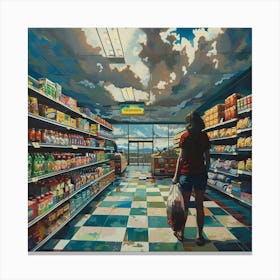 'The Grocery Store' Canvas Print