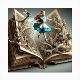 Alice In Wonderland 4 Canvas Print