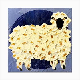 The Sheep Square Canvas Print