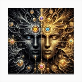 Shamanic Symbol Canvas Print