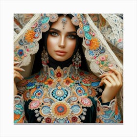 Beautiful Muslim Woman 3 Canvas Print