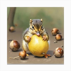 Chipmunk 8 Canvas Print