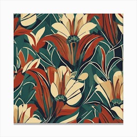 Floral Pattern 2 Canvas Print