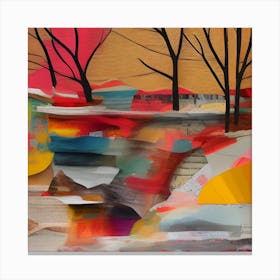 Abstract Landscape Canvas Print