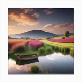 Sunset In The Countryside 11 Canvas Print