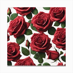 Red Roses 2 Canvas Print