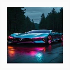 Mercedes Benz Concept Car 3 Canvas Print