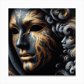 Mask Of The Masquerade Canvas Print