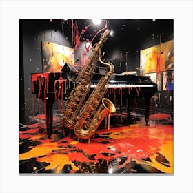 Saxophone Canvas Print