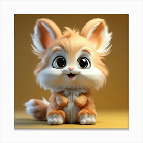 Cute Fox 112 Canvas Print