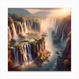 Waterfalls Canvas Print