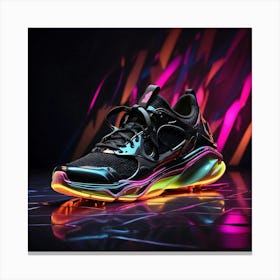 Glow In The Dark Sneakers 5 Canvas Print