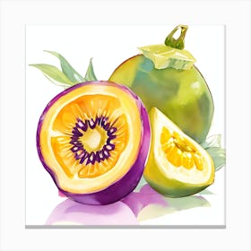 Passion Fruit Canvas Print