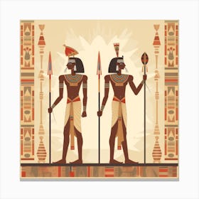 Egyptian Gods Canvas Print