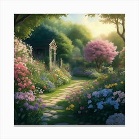 Floral Symphony Canvas Print