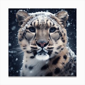 Snow Leopard Canvas Print